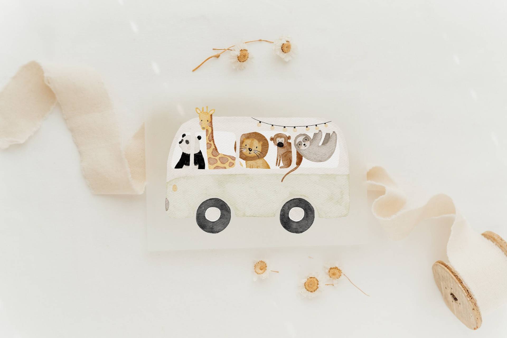 Bügelbild Safaribus - Motiv Zum Aufbügeln Auf Kinderkleidung Hej Hanni Art. Nr. Hhs-45512905785611 Bügelbild Safaribus - Motiv Zum Aufbügeln Auf Kinderkleidung Hej Hanni Art. Nr. Hhs-45512905785611 von HejHanni