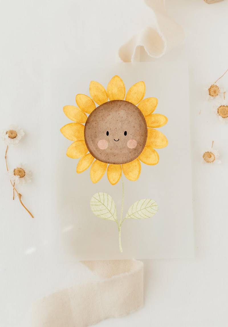 Bügelbild Sonnenblume Sommer - Motiv Zum Aufbügeln Auf Kinderkleidung Hej Hanni Art. Nr. Hhs-51454583931147 Bügelbild Sonnenblume Sommer - Motiv Zum Aufbügeln Auf Kinderkleidung Hej Hanni Art. Nr. Hhs-51454583931147 von HejHanni