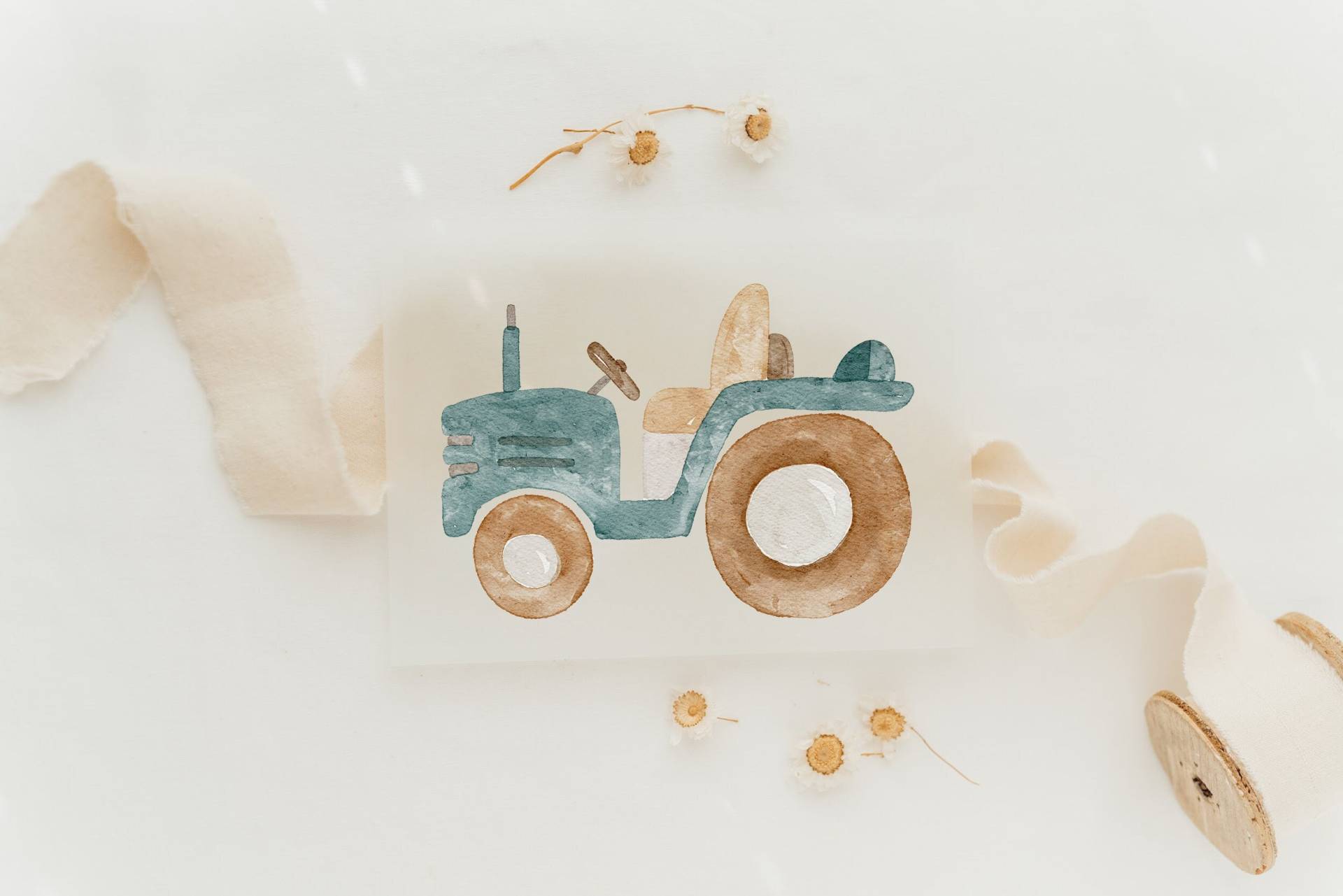 Bügelbild Traktor - Motiv Zum Aufbügeln Auf Kinderkleidung Hej Hanni Art. Nr. Hhs-45088335036683 Bügelbild Traktor - Motiv Zum Aufbügeln Auf Kinderkleidung Hej Hanni Art. Nr. Hhs-45088335036683 von HejHanni
