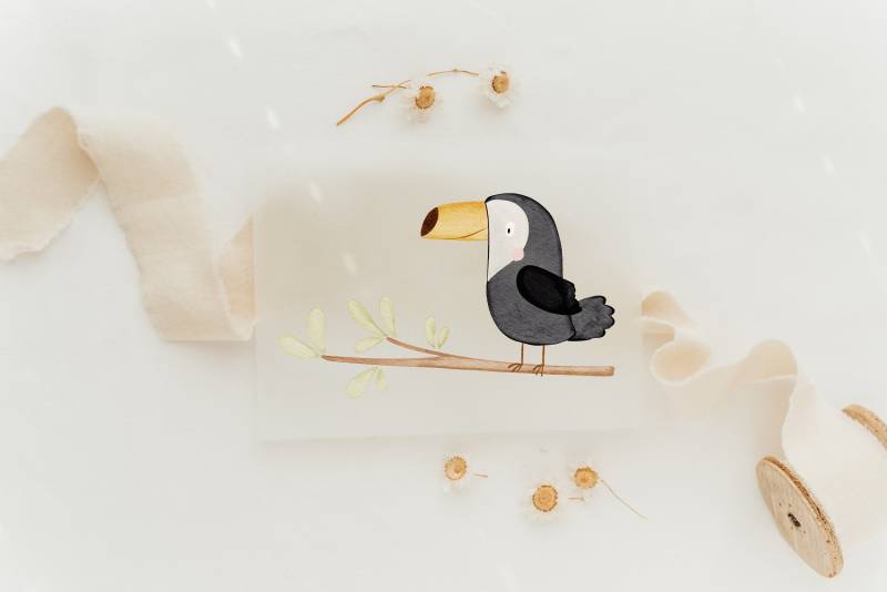 Bügelbild Tukan - Motiv Zum Aufbügeln Auf Kinderkleidung Hej Hanni Art. Nr. Hhs-45088335593739 Bügelbild Tukan - Motiv Zum Aufbügeln Auf Kinderkleidung Hej Hanni Art. Nr. Hhs-45088335593739 von HejHanni