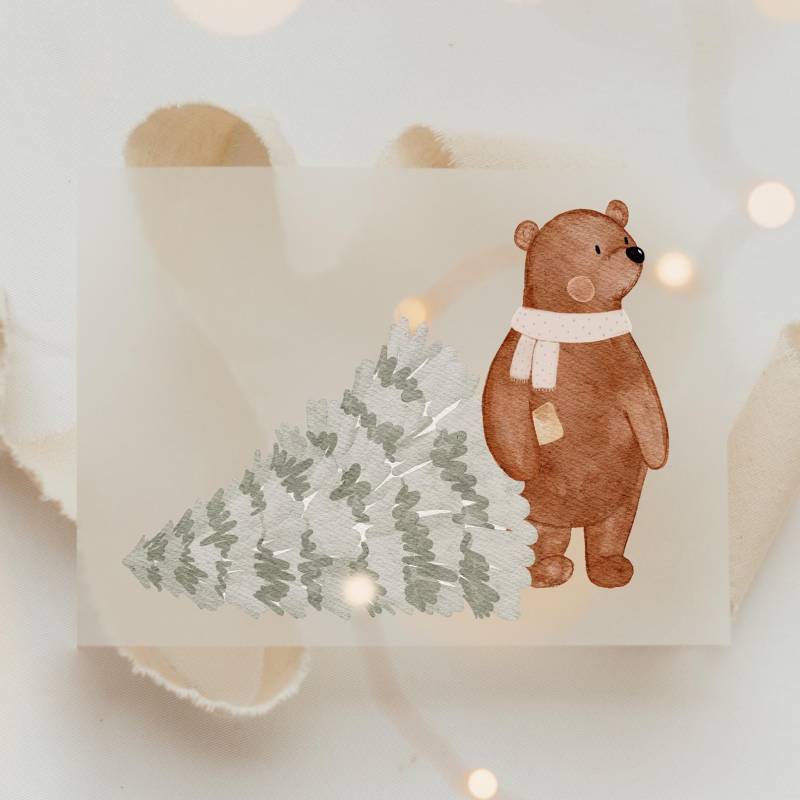 Bügelbild Weihnachten Bär Holt Baum - Motiv Zum Aufbügeln Auf Kinderkleidung Hej Hanni Art. Nr. Hhs-45926315655435 Bügelbild Weihnachten Bär Holt Baum - Motiv Zum Aufbügeln Auf Kinderkleidung Hej Hanni Art. Nr. Hhs-45926315655435 von HejHanni