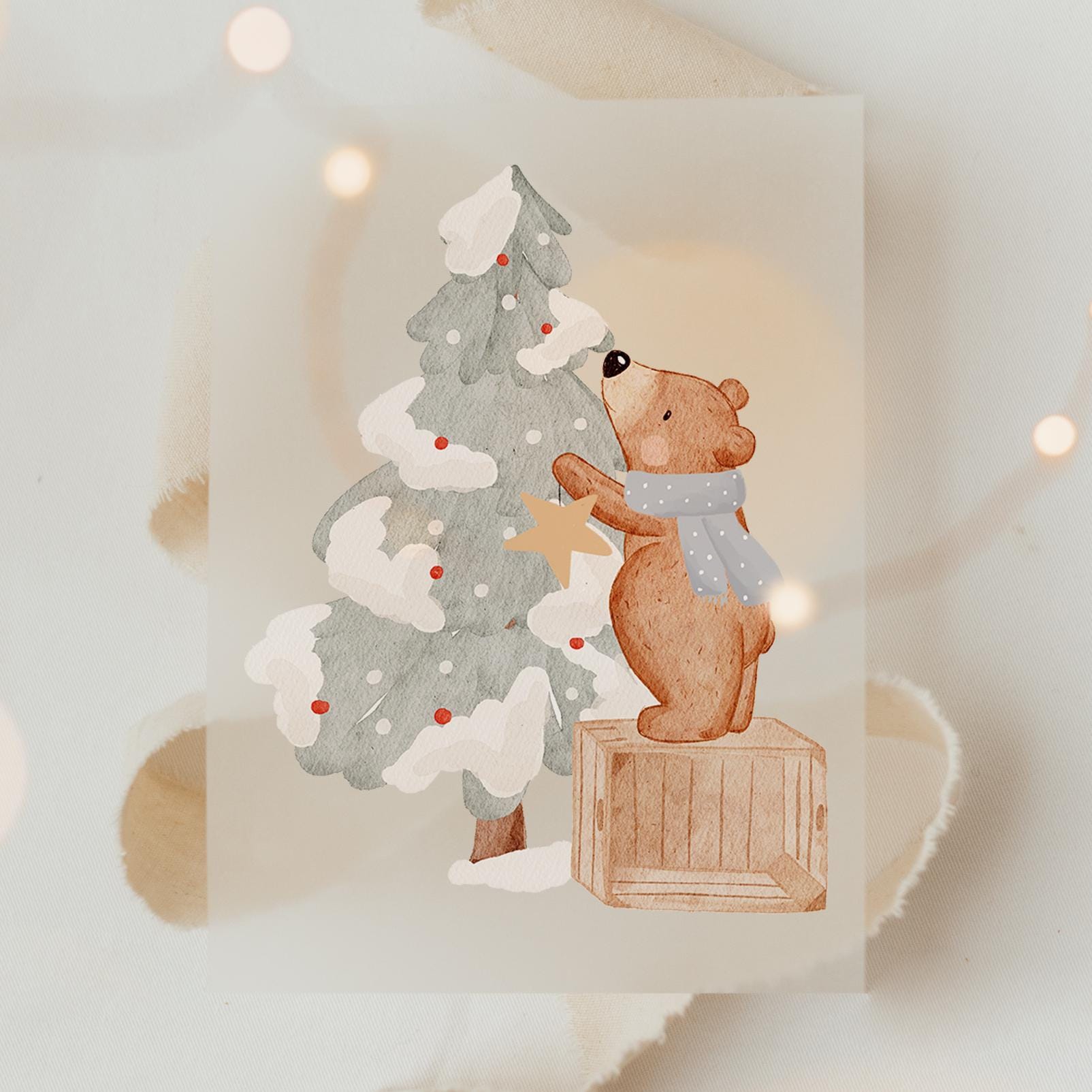 Bügelbild Weihnachten Kleiner Bär Weihnachtsbaum - Motiv Zum Aufbügeln Auf Kinderkleidung Hej Hanni Art. Nr. Hhs-45926402523403 Bügelbild Weihnachten Kleiner Bär Weihnachtsbaum - Motiv Zum Aufbügeln Auf Kinderkleidung Hej Hanni Art. Nr. Hhs-45926402523403 von HejHanni