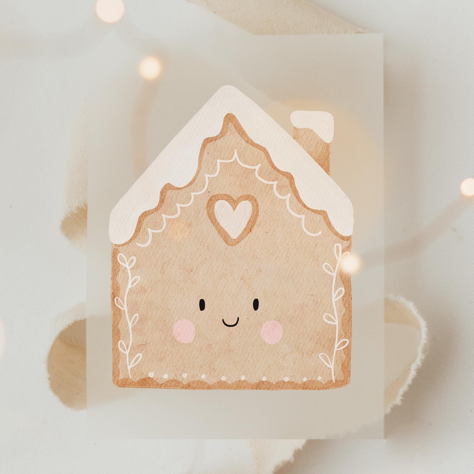 Bügelbild Weihnachten Lebkuchenhaus - Motiv Zum Aufbügeln Auf Kinderkleidung Hej Hanni Art. Nr. Hhs-45926406586635 von HejHanni