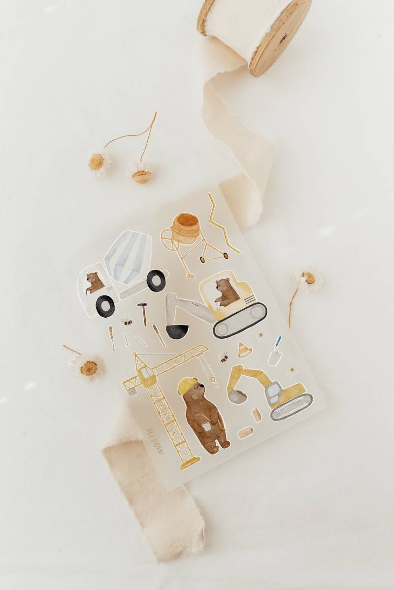 Bügelbilderset Baustelle A5 - Motiv Zum Aufbügeln Auf Kinderkleidung Hej Hanni Art. Nr. Hhs-45088341229835 Bügelbilderset Baustelle A5 - Motiv Zum Aufbügeln Auf Kinderkleidung Hej Hanni Art. Nr. Hhs-45088341229835 von HejHanni