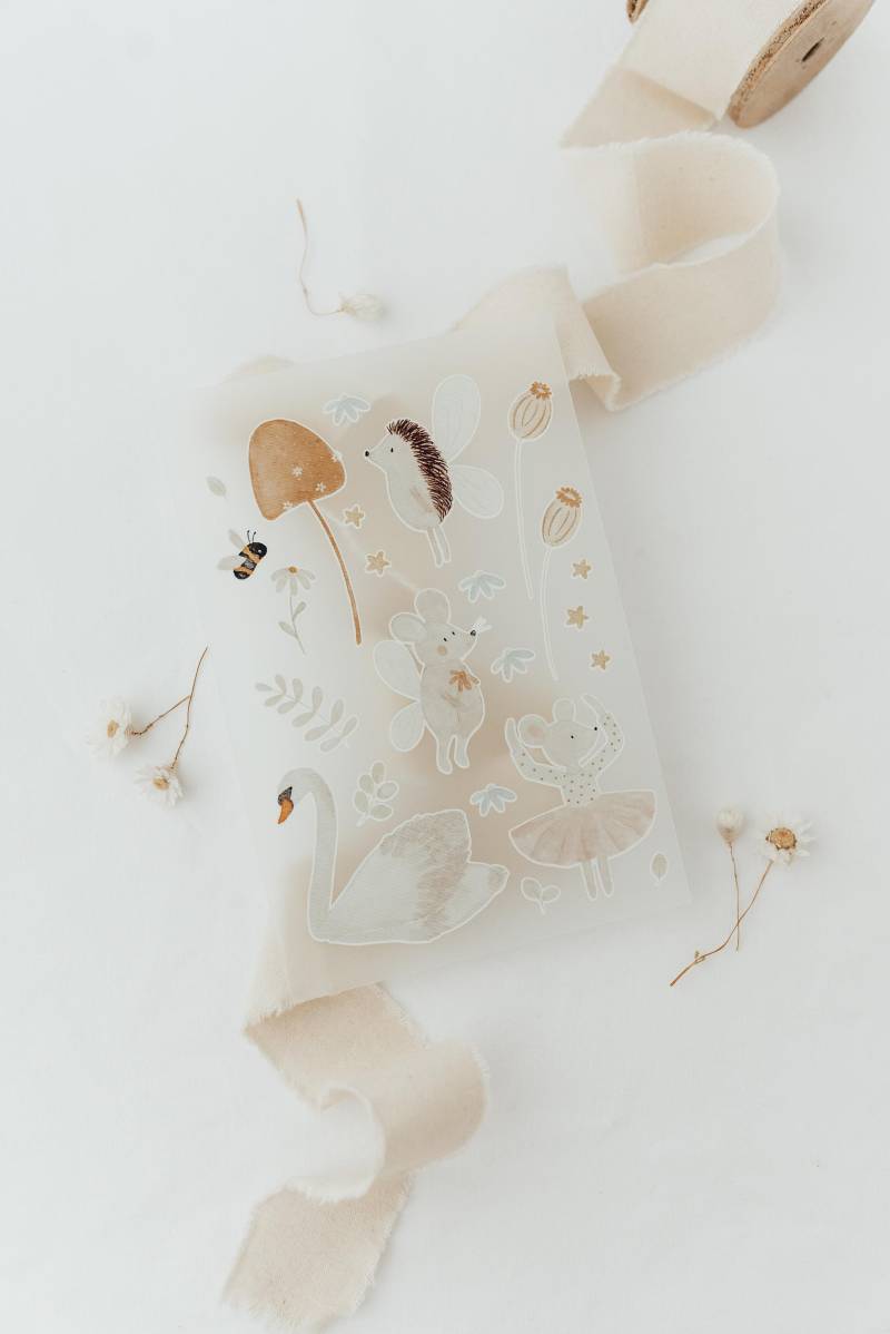 Bügelbilderset Blumen Und Tiere A5 - Motiv Zum Aufbügeln Auf Kinderkleidung Hej Hanni Art. Nr. Hhs-45088343916811 von HejHanni