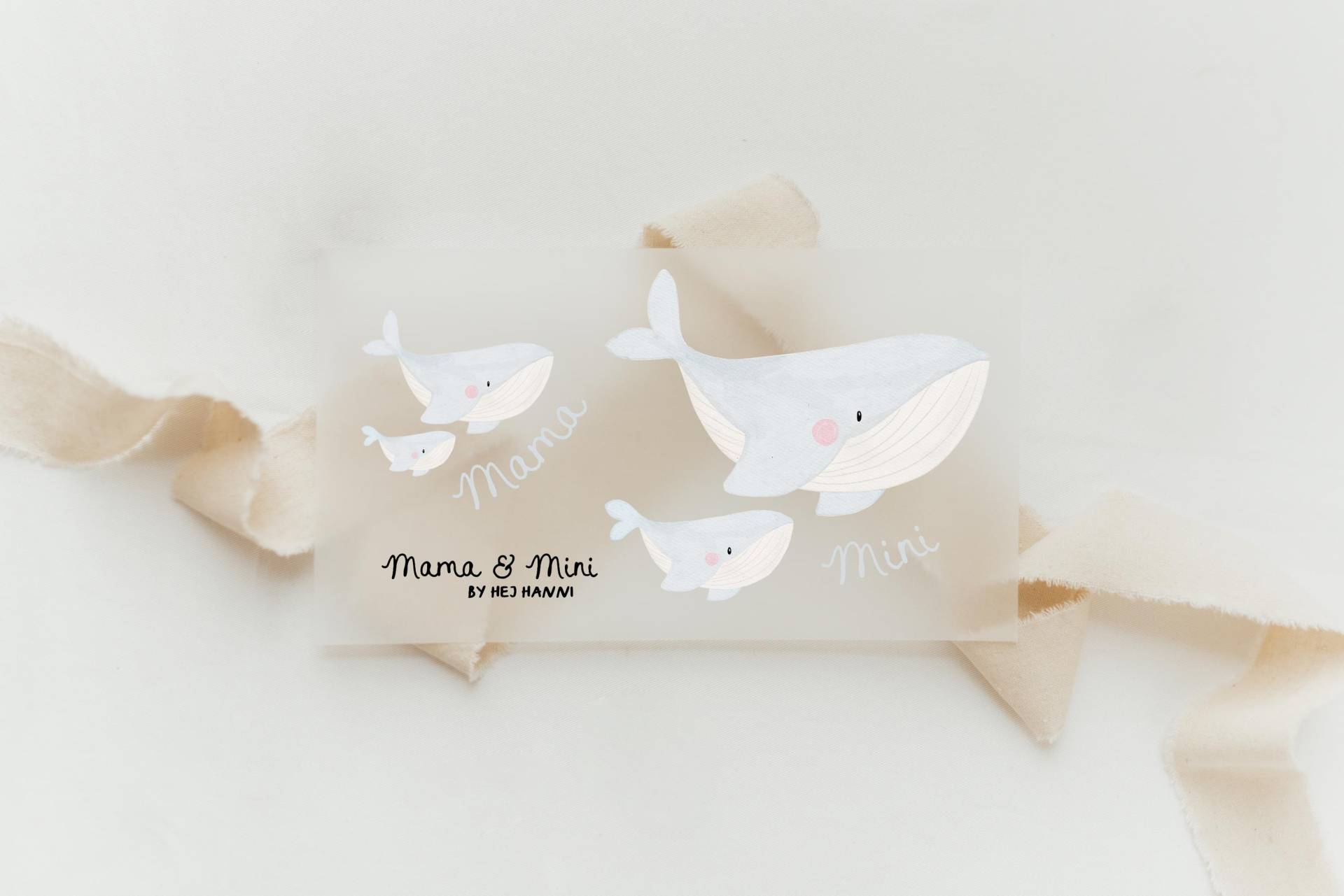 Bügelbilderset Mama & Mini Wale - Motiv Zum Aufbügeln Auf Kinderkleidung Hej Hanni Art. Nr. Hhs-45670704709899 Bügelbilderset Mama & Mini Wale - Motiv Zum Aufbügeln Auf Kinderkleidung Hej Hanni Art. Nr. Hhs-45670704709899 von HejHanni