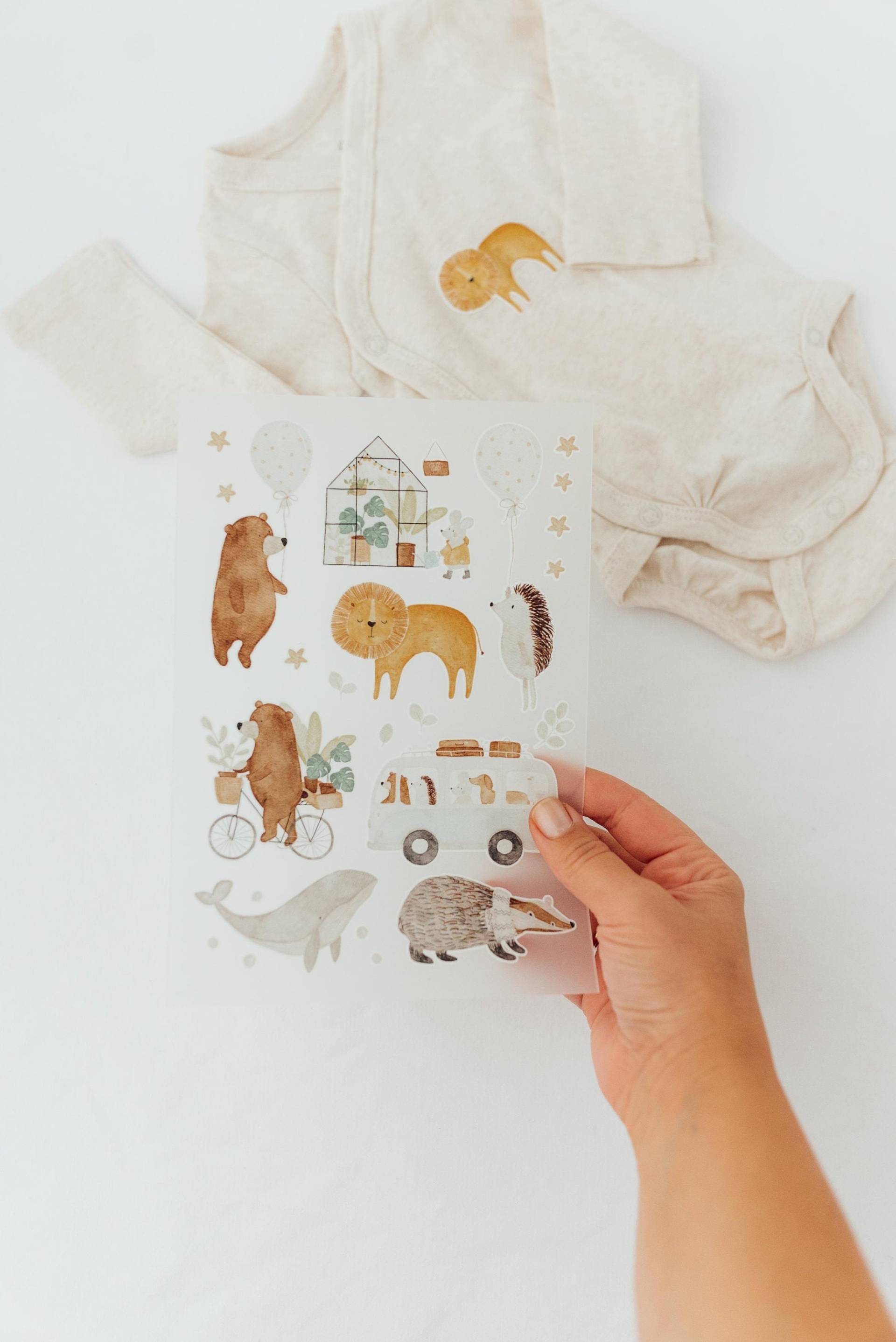 Bügelbilderset Tiere A5 - Motiv Zum Aufbügeln Auf Kinderkleidung Hej Hanni Art. Nr. Hhs-45088366985483 Bügelbilderset Tiere A5 - Motiv Zum Aufbügeln Auf Kinderkleidung Hej Hanni Art. Nr. Hhs-45088366985483 von HejHanni