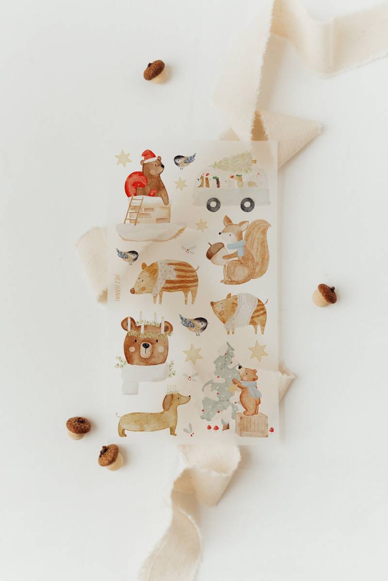 Bügelbilderset Weihnachtstiere 14x25cm - Motiv Zum Aufbügeln Auf Kinderkleidung Hej Hanni Art. Nr. Hhs-45088363970827 Bügelbilderset Weihnachtstiere 14x25cm - Motiv Zum Aufbügeln Auf Kinderkleidung Hej Hanni Art. Nr. Hhs-45088363970827 von HejHanni