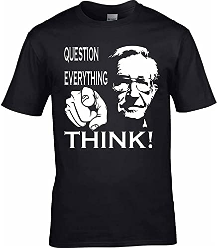 Noam Chomsky Political Thinker Activist Homage Mens T Shirt 100% Cotton Unique Design Liberal Christmas t Shirt Size XL von HekdiKTT