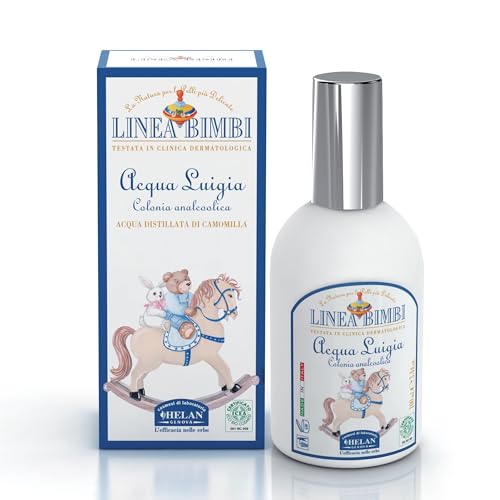 Helan, Linea Bimbi Bio - Zitrusduft Parfüm Kinder & Babys, Kölnisch Wasser Kinder Parfüm für Mädchen & Babys Spray, Duftendes Körperspray mit Beruhgender Wirkung und Kamille, Made in Italy, 100 ml von Helan