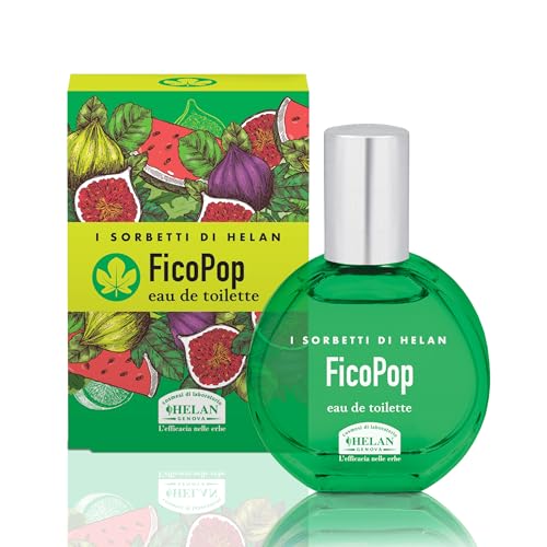 Helan I Sorbetti FicoPop – Parfüm für Damen und Herren, frisch fruchtig mit Wassermelonenwasser und Feigenfleisch, Jasmin und Pfirsichblüten, Eau de Parfum mit Noten von Honig und Bernstein, leichte von Helan
