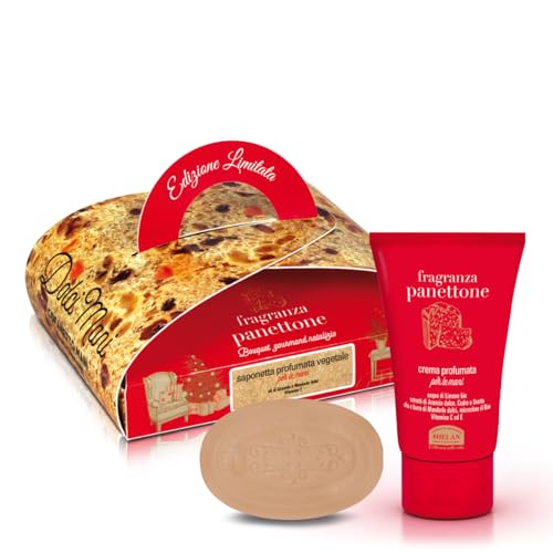 Helan - Panettone Duft, Schatulle Hände mit Seife und duftender Creme, ideal als Geschenkbox für Damen von Helan