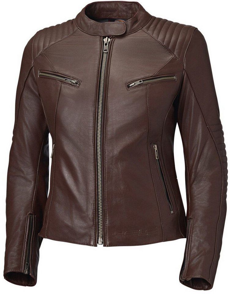 Held Biker Fashion Motorradjacke Robin Damen Motorrad Lederjacke Airbag vorbereitet,Ellenbogenprotektoren enthalten,Schulterprotek von Held Biker Fashion