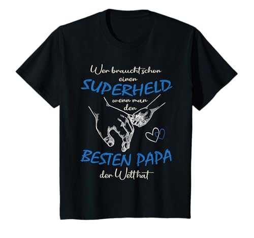 Superheld - bester Papa der Welt Jungen T-Shirt Superheld - bester Papa der Welt Jungen T-Shirt von Held - bester Papa - Vatertag - Vater Sohn