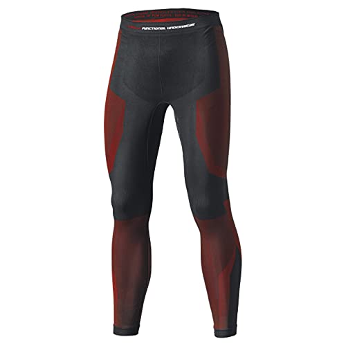 Held 3D Skin Warm Base Pantaloni Funzionali per Le Donne (Black/Red,M) von Held