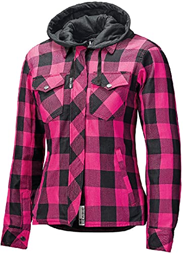 Held Lumberjack II Damen Motorrad Textiljacke (Black/Pink,L) von Held