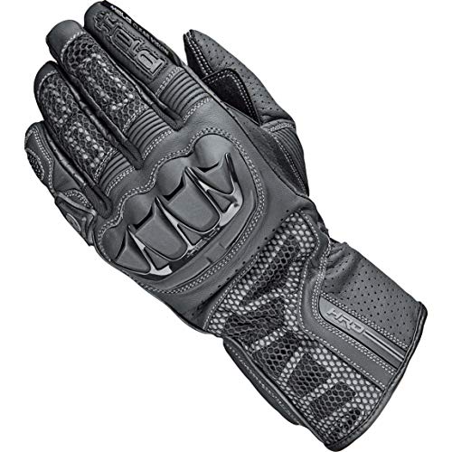 Held Motorradhandschuhe lang Motorrad Handschuh Air Stream 3.0 Handschuh schwarz (kurze Finger) 11, Herren, Sportler, Ganzjährig, Leder von Held