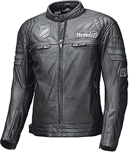 Held Motorradjacke mit Protektoren Motorrad Jacke Baker Lederjacke schwarz 52, Herren, Chopper/Cruiser, Sommer von Held