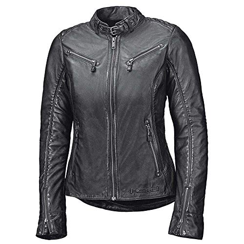 Held Motorradjacke mit Protektoren Motorrad Jacke Sabira Damen Lederjacke schwarz 42, Chopper/Cruiser, Ganzjährig von Held