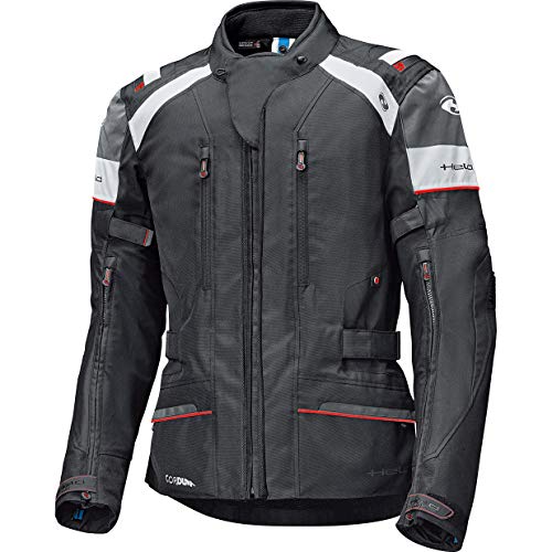 Held Motorradjacke mit Protektoren Motorrad Jacke Tivola ST Textiljacke schwarz/weiß XXL, Herren, Tourer, Ganzjährig von Held