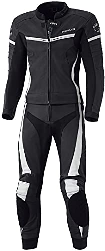 Held Spire 2-Teiler Damen Motorrad Lederkombi (Black/White,80) von Held