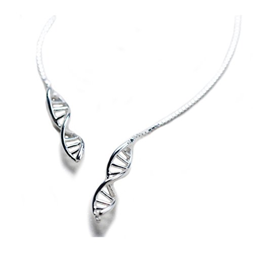 Helen de Lete Fashion DNA 3D 925 Sterling Silber Ohrringe von Helen de Lete