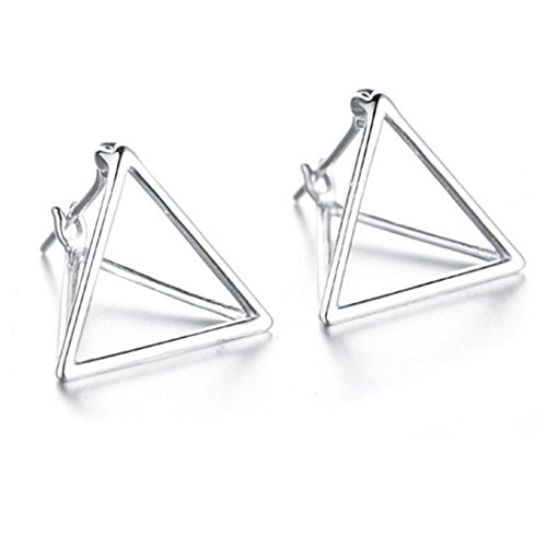Helen de Lete Geometrisches Dreieck 3D 925 Sterling Silber Ohrringe Helen de Lete Geometrisches Dreieck 3D 925 Sterling Silber Ohrringe von Helen de Lete