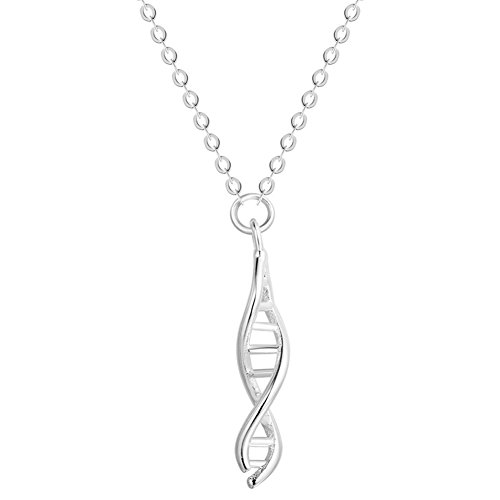 Helen de Lete Innovativer DNA 925 Sterling Silber Halsband Halskette von Helen de Lete