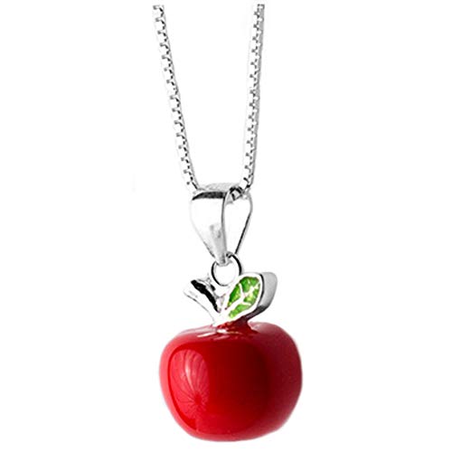 Helen de Lete S925 Sterling Silber Heiligabend Apfel Halsband Halskette, Sterling Silber von Helen de Lete