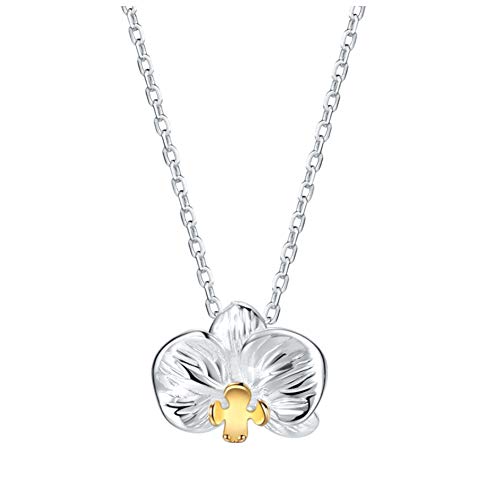 Helen de Lete S925 Sterling Silber Schmetterling Orchidee Einstellen (Halskette) von Helen de Lete