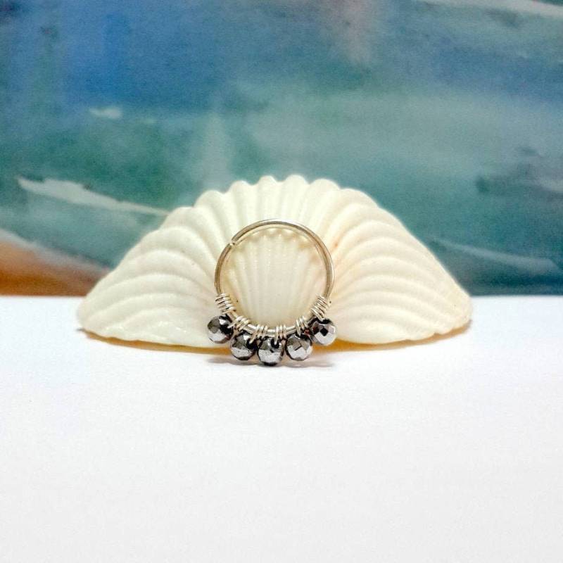Gold Pyrit Helix Hoop, 925 Sterling Silber Knorpel Ohrring | 16G-22G Sharm Schmuck, Super Geschenk Gold Pyrit Helix Hoop, 925 Sterling Silber Knorpel Ohrring | 16G-22G Sharm Schmuck, Super Geschenk von HelenCollectionJewel