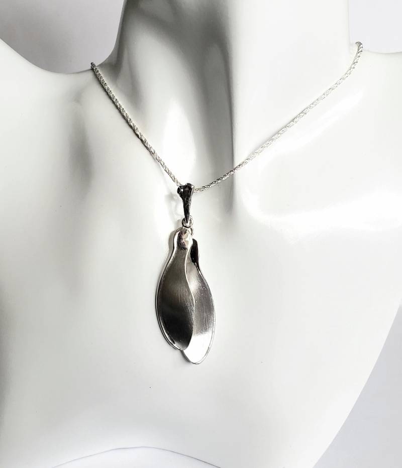 sterling Silber Ast Ahorn Hubschrauber Propeller Anhänger An Kette von HelenWalshDesign