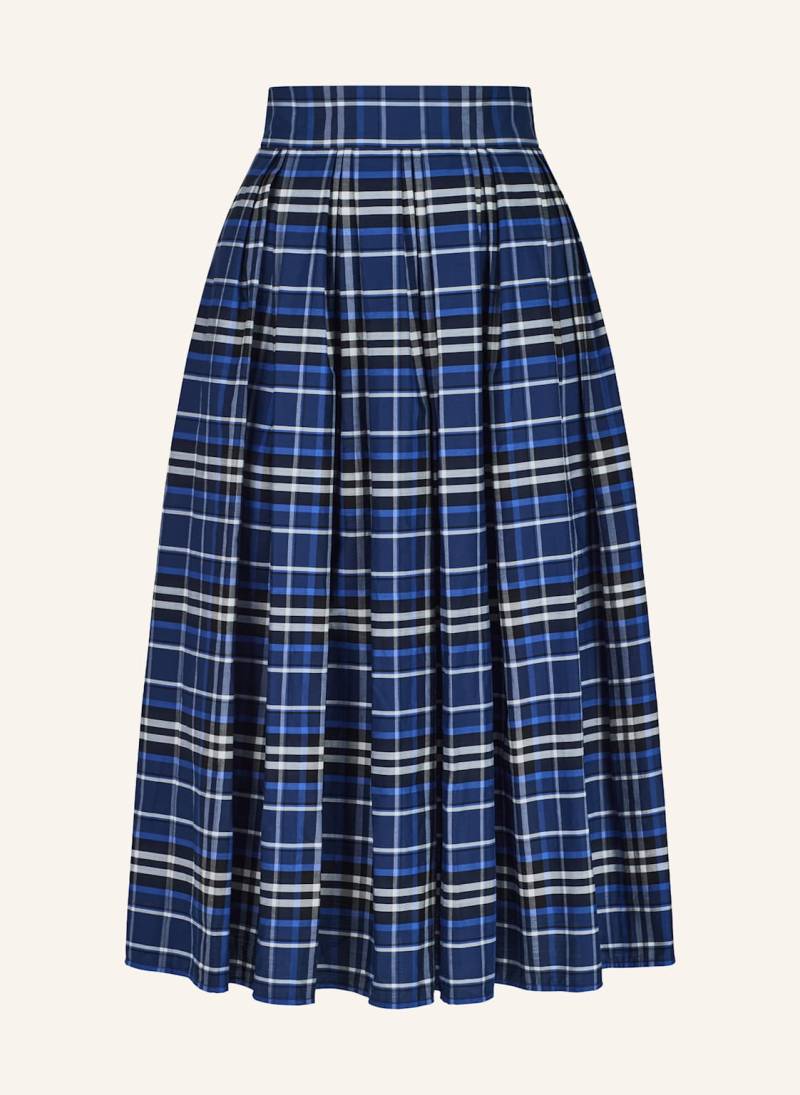 Helene Galwas Ausgestellter Midirock Lil blau von Helene Galwas