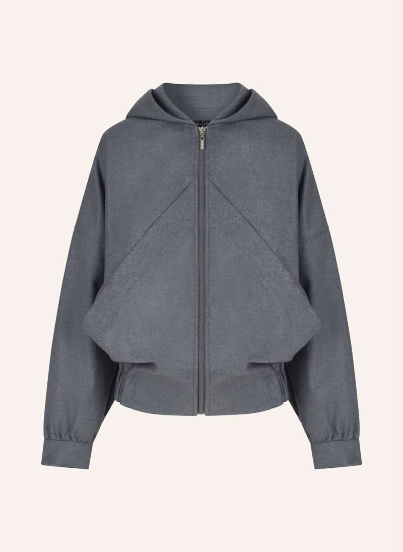 Helene Galwas Blouson Jacke Mit Kapuze Luna grau von Helene Galwas