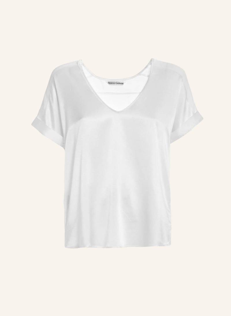 Helene Galwas Oberteil Mit Abnehmbaren Federn Ava weiss von Helene Galwas