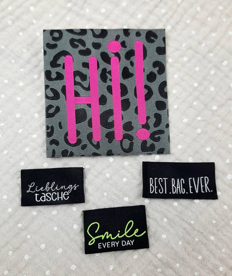 Label Set Taschen Nähen von HeleniiHandmade
