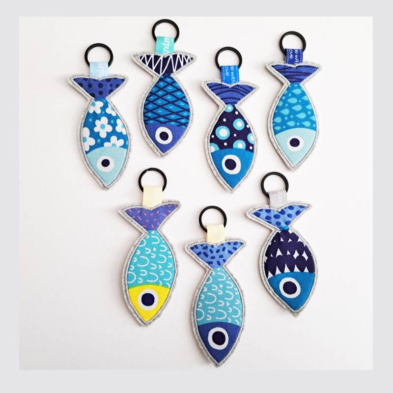 Fisch-Schlüsselanhänger "Ozean Liebling"/Glücksbringer Aus Filz+stoff/Fisch Auf Reisen/Maritimer Schlüsselanhänger/Begleiter Für Den Alltag Fisch-Schlüsselanhänger "Ozean Liebling"/Glücksbringer Aus Filz+stoff/Fisch Auf Reisen/Maritimer Schlüsselanhänger/Begleiter Für Den Alltag von HelensBunteHarmonie