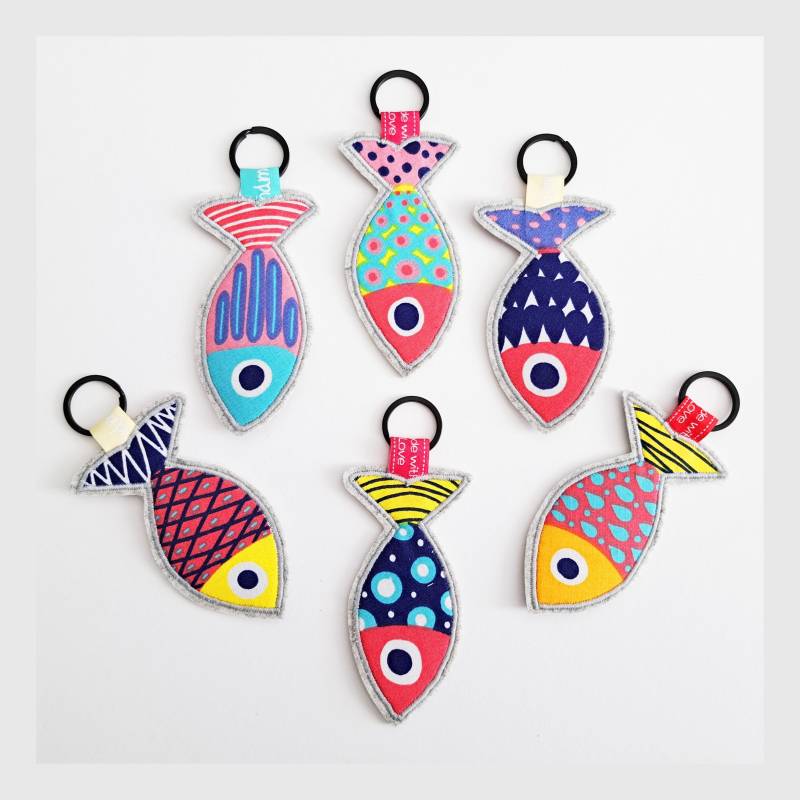 Fisch-Schlüsselanhänger "Ozean Liebling"/Glücksbringer Aus Filz+stoff/Fisch Auf Reisen/Maritimer Schlüsselanhänger/Begleiter Für Den Alltag Fisch-Schlüsselanhänger "Ozean Liebling"/Glücksbringer Aus Filz+stoff/Fisch Auf Reisen/Maritimer Schlüsselanhänger/Begleiter Für Den Alltag von HelensBunteHarmonie
