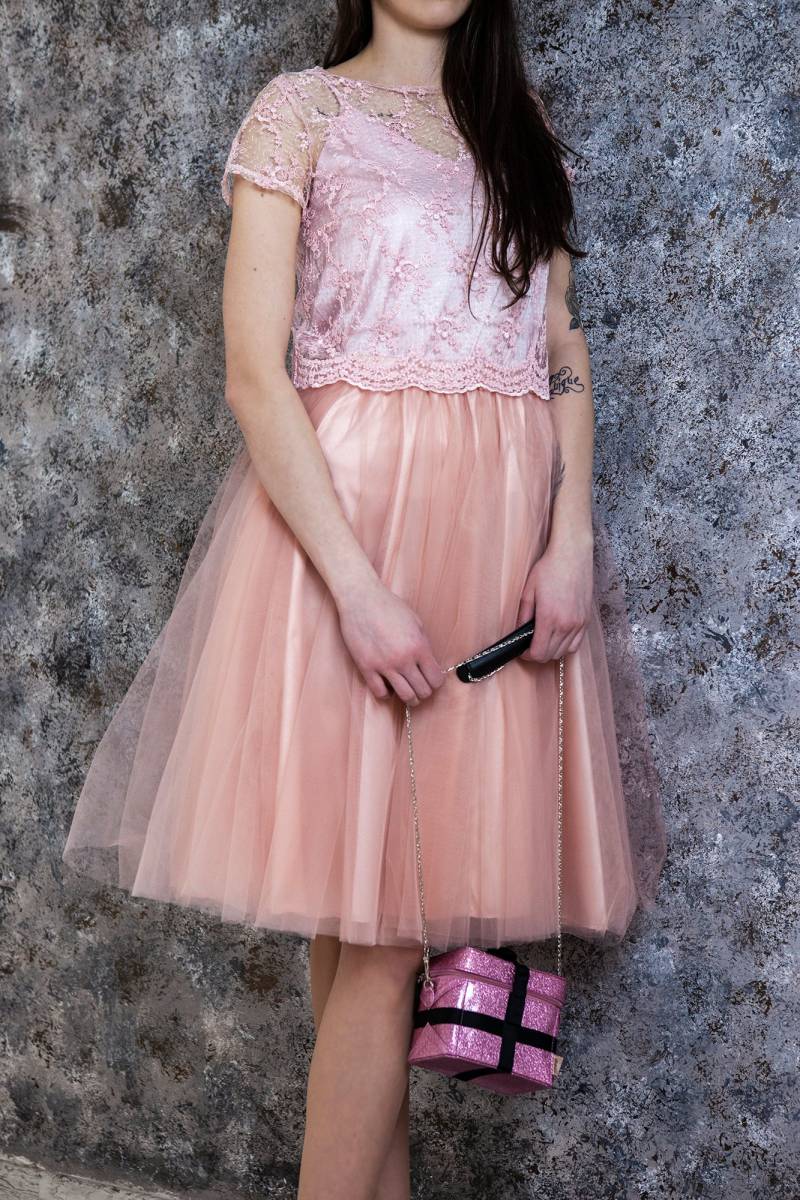 Pfirsich Tüll Rock. Weiche Luxus Brautjungfer Rock - Jede Länge, Über 140 Farben von HelensWear