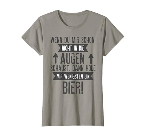 Festival T Shirt Schau mir in die Augen Kleidung Damen T-Shirt Festival T Shirt Schau mir in die Augen Kleidung Damen T-Shirt von Helgashirt