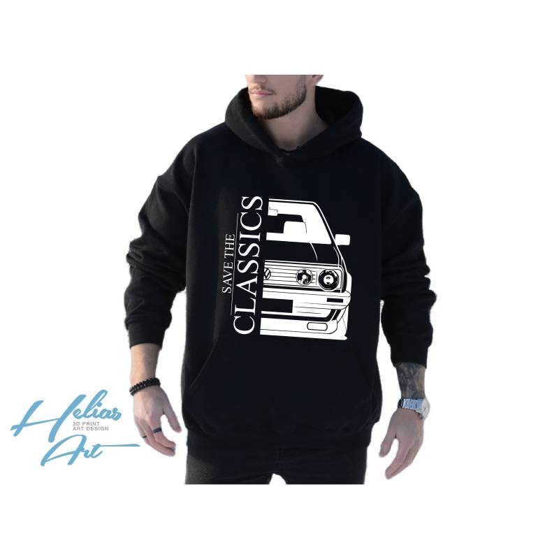 Golf 2 Save The Classics Hoodie Pullover Unisex Golf 2 Save The Classics Hoodie Pullover Unisex von HeliasArtDE