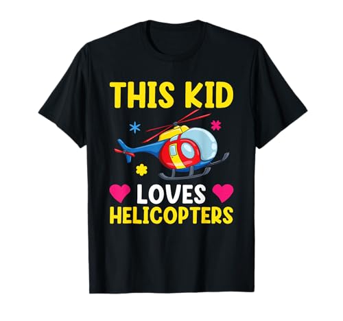 Dieses Kind liebt Hubschrauber T-Shirt Dieses Kind liebt Hubschrauber T-Shirt von Helicopter Lover I Helicopter Pilot