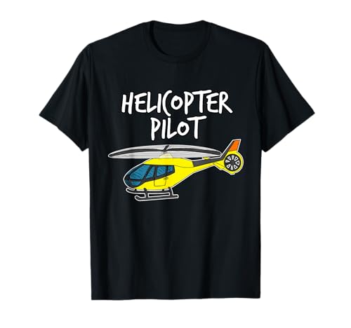 Hubschrauber Pilot Kinder Hubschrauber Piloten Luftfahrt Fliegen T-Shirt von Helicopter Pilot Kids Helicopters By Doodle Rob
