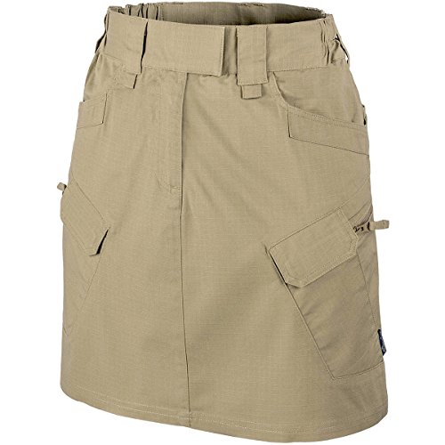 Helikon Damen Urban Taktischer Rock Khaki Polybaumwolle Ripstop Größe 31W / 32L von Helikon-Tex