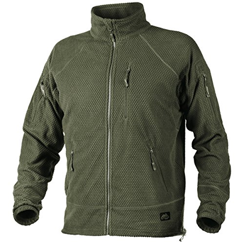 Helikon Herren Alpha Taktisch Jacke Gitter Vlies Olivegrün Größe XL von Helikon-Tex