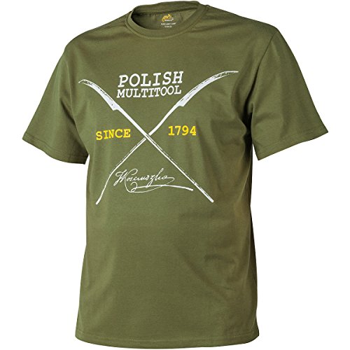 Helikon Herren Polish Multitool T-Shirt US Grün Größe XL von Helikon-Tex