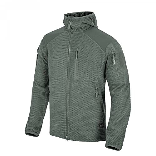 Helikon-Tex ALPHA HOODIE Jacket leichte Fleece-Jacke Outdoor - Shadow Grey von Helikon-Tex