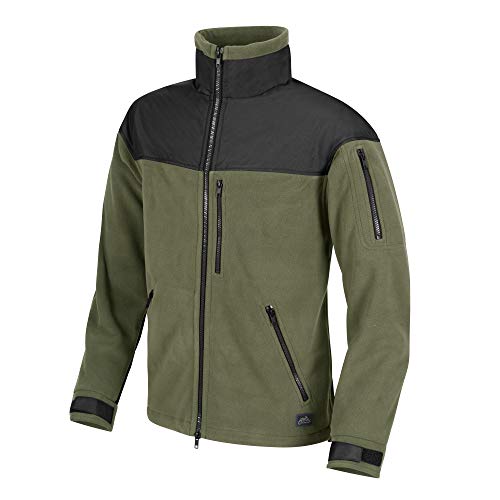 Helikon-Tex Classic Army Jacke -Fleece, Olivgrün / Schwarz, XXL von Helikon-Tex