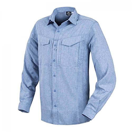 Helikon-Tex Defender Mk2 Gentleman Shirt Hemd - Melange Light Blue von Helikon-Tex