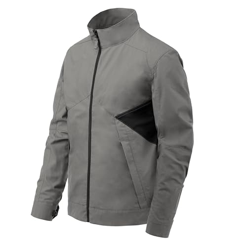 Helikon-Tex Greyman - Urban Line Jacke - Cloud Grey Schwarz- Size XL - Jacke Herren, Jacken, Jacket - 5 Taschen, Reißverschluss, Mäntel Jacken, Frühling Jacken, Bomber Jacke von Helikon-Tex